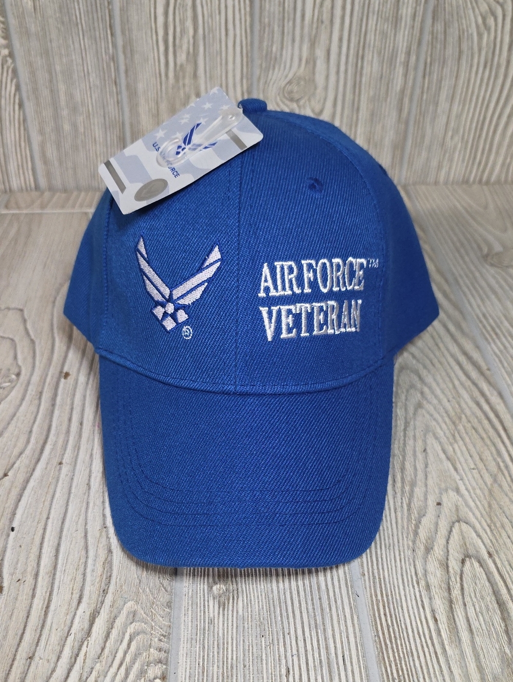US Air Force Blue Air Force Veteran Baseball Hat NWT